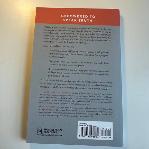 Mama Bear Apologetics Guide to Sexuality Discipleship Workbook New - Picture 6 of 6